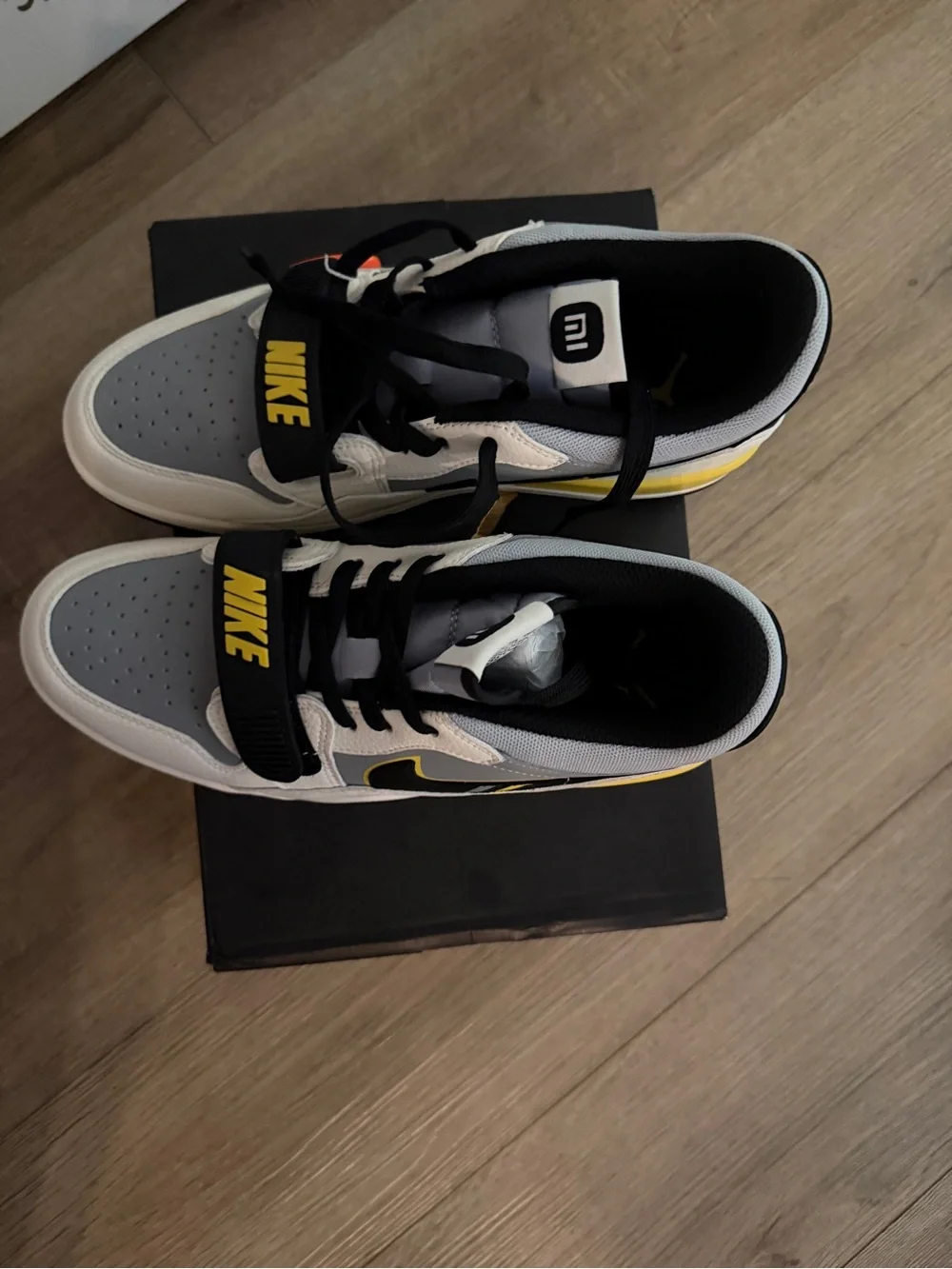 Nike Air Jordan XiaomiMen's Athletic Sneakers in White, Gray, Black - Picture 2 of 3